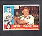 1960 TOPPS Baseball #190 GENE WOODLING​NM/MT