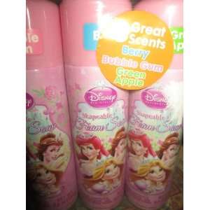  Disney Princess Foam Soap Pack of 3 Great Scents Berry, Bubble Gum 