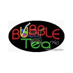 Bubble Tea LED Business Sign 15 Tall x 27 Wide x 1 Deep