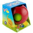 Jolly Pet TEASER BALL with Ball Inside Dog Toy 6 inch Red