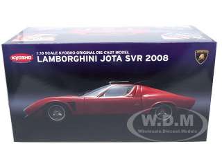   car model of Lamborghini Jota SVR 2008 die cast car model by Kyosho