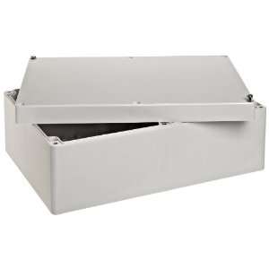BUD Industries PN 1335 Polycarbonate NEMA 4x Box, 10 27/64 Length x 7 