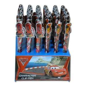  2 Piece Assorted Cars 2 Shaped Character Metal Clip Pens 