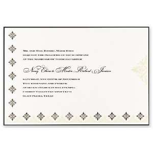 Regale Layered Invitation with no Crystal by Checkerboard  