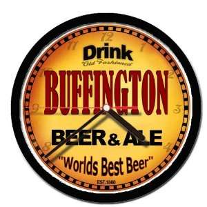  BUFFINGTON beer and ale cerveza wall clock Everything 