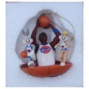 Michael Jordon & Bugs Bunny Space Jam Christmas Ornament In Colorful 