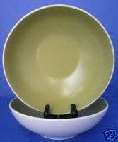 Susie Coelho Style Stoneware Green Soup Cereal Bowl FAB  