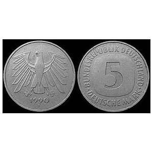  1975F Germany 5 Mark Coin (Federal Republic) Everything 