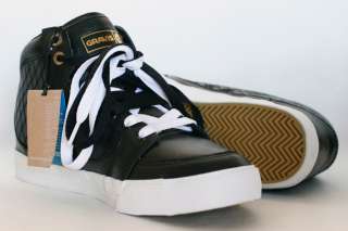   HCLX ALL Leather Black Premium Skateboard SUPREME Style Shoe  