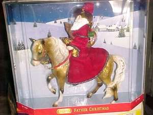   Christmas & Glittery Breyer Holiday Horse & Rider SR 2004 NIB  