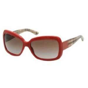  Burberry Sunglasses 4074 / Frame Red Lens Brown Gradient 