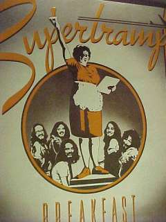 SUPERTRAMP 1979 Breakfast in America Tour Poster Canada  