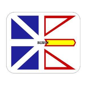    Canadian Province   Newfoundland, Burin Mouse Pad 