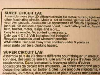 TOPLABS SUPER CIRCUIT LAB ELECTRICITY NEW IN BOX  