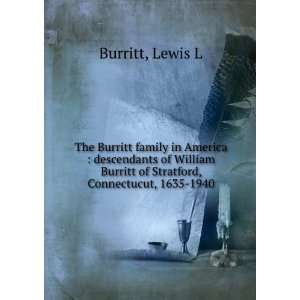  The Burritt family in America  descendants of William Burritt 