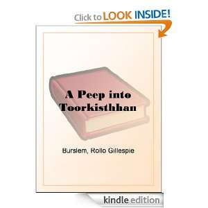   into Toorkisthhan Rollo Gillespie Burslem  Kindle Store