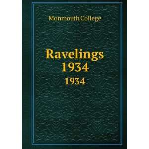  Ravelings. 1934 Monmouth College Books