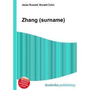  Zhang (surname) Ronald Cohn Jesse Russell Books