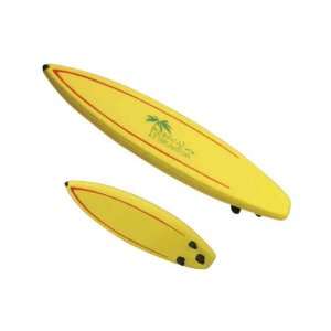 Surfboard shape stress reliever, 5 3/4 x 1 5/8 x 1/2.
