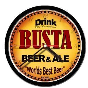  BUSTA beer and ale cerveza wall clock 