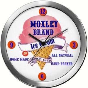  MOXLEY 14 Inch Ice Cream Metal Clock Quartz Movement 