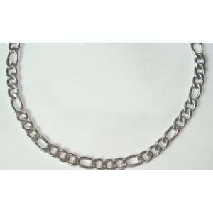    BOLD 20 Stainless Steel 300 Figaro Chain Necklace 