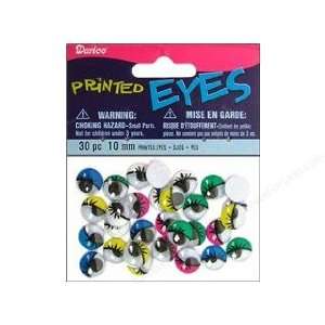  Printed Eyes 10mm (30 Pieces) Toys & Games