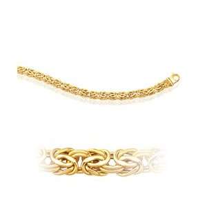  Byzantine Bracelet in 14K Yellow Gold Jewelry