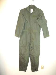   ISSUE CWU 27/P FLIGHT SUIT   SAGE   42R   GOOD USED CONDITION *  