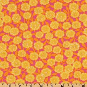  44 Wide Sunny Daze Floral Pink Fabric By The Yard Arts 