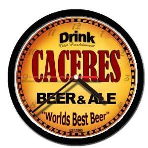  CACERES beer and ale cerveza wall clock 