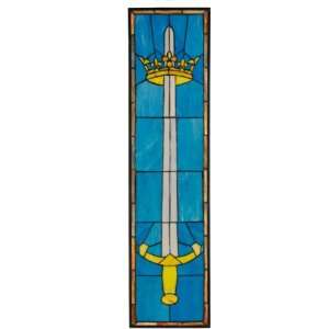  On Sale  Knights Sword Stained Glass Window Arts 
