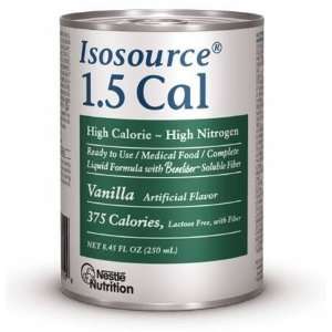 Nestle Isosource 1.5 Cal Tube Feeding 8 oz. Unflavored Ready To Hang 
