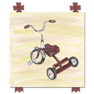  Classic Red Tricycle Canvas Art Arts, Crafts & Sewing