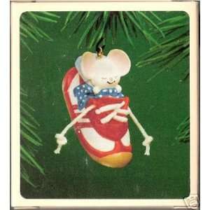  1983 Sneaker Mouse Hallmark Ornament 