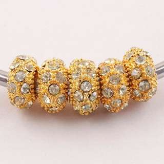 20x Fashion Crystal Inlay Rhinestone Charm Beads PPc105  