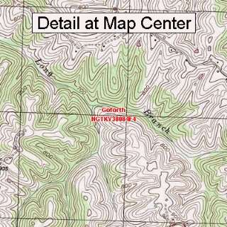  USGS Topographic Quadrangle Map   Goforth, Kentucky 