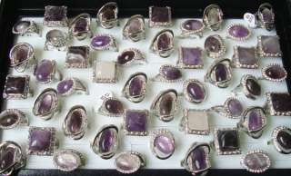 Wholesale 12Pcs Fashion Stone Crystal Rhinestone Rings  