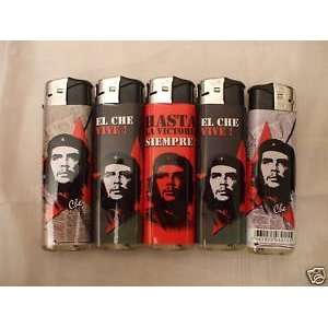  Che Guevara 5 Refillable Lighters Five Lighters New 