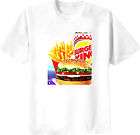 Beer Pong King Burger King Symbol Tees Mens T shirt