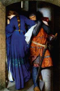 Frederick W. Burton Meeting on the Turret Stairs repro  