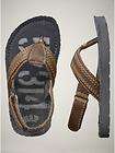 Boys Gap Kids Leather Flip Flop Sandals, Size 8, 10, 11, NEW  