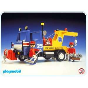  Playmobil Construction   Vintage Car Service (3453) Toys & Games