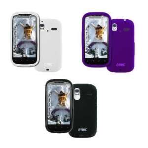  EMPIRE HTC Amaze 4G 3 Pack of Silicone Skin Case Covers 