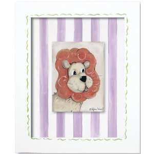  Lion   Lilac Stripe Art by Doodlefish Kids Everything 