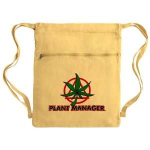   Bag Sack Pack Yellow Marijuana Plant Manager 