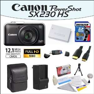 Canon PowerShot SX230HS 12 MP Digital Camera with HS SYSTEM and DIGIC 