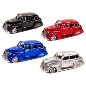  1939 Chevy Master Deluxe LowRider 1/24 Set of 4 Toys 