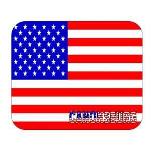  US Flag   Canonsburg, Pennsylvania (PA) Mouse Pad 