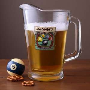   Day Gifts   Personalized Pub Pitcher   Pool Room